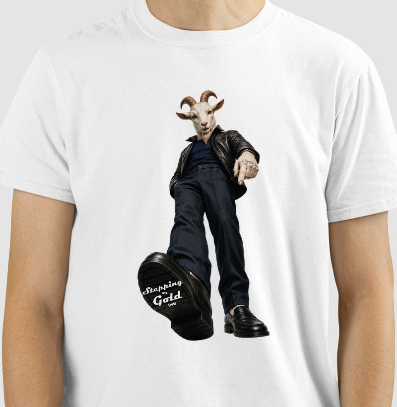 Especial Dia dos Pais - Camiseta CAMPEÃO: Stepping on Gold