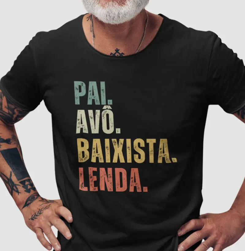 Pai. Avô. Baixista. Lenda.