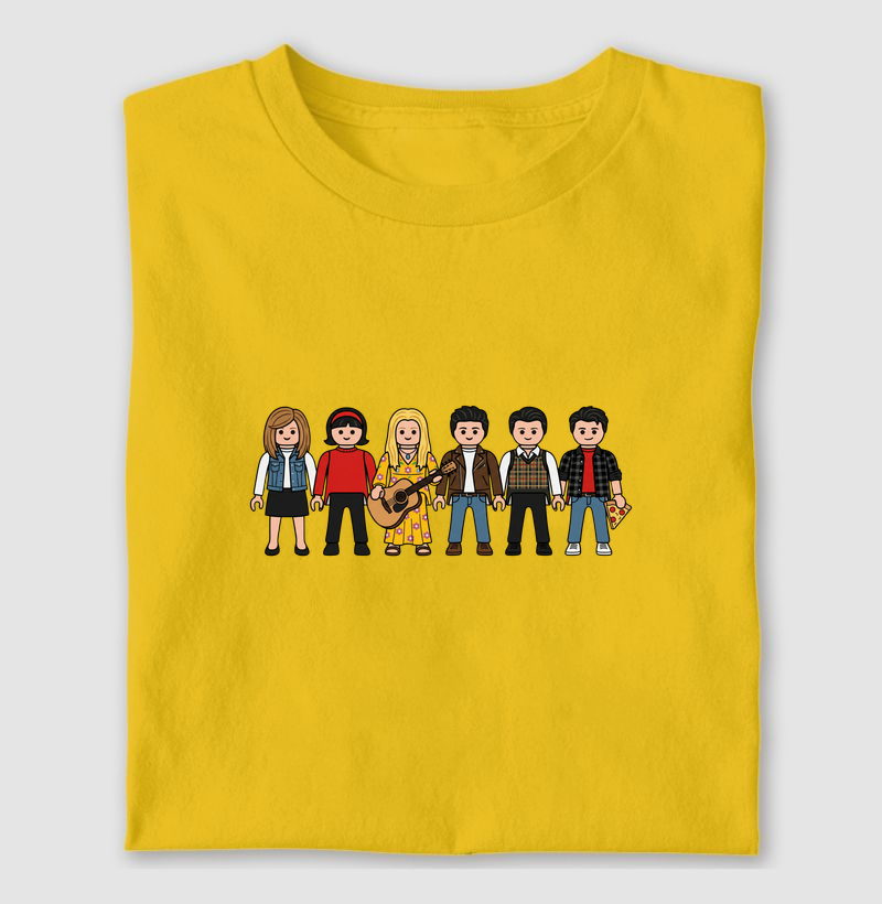 Camiseta Friends Playmobil| Coleção Ô Bicha