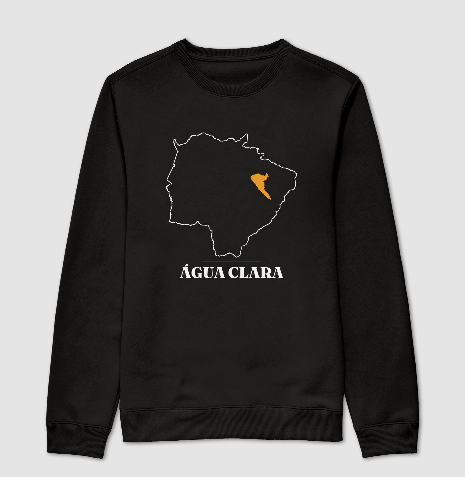 Água Clara | Traço MS - Suéter Moletom
