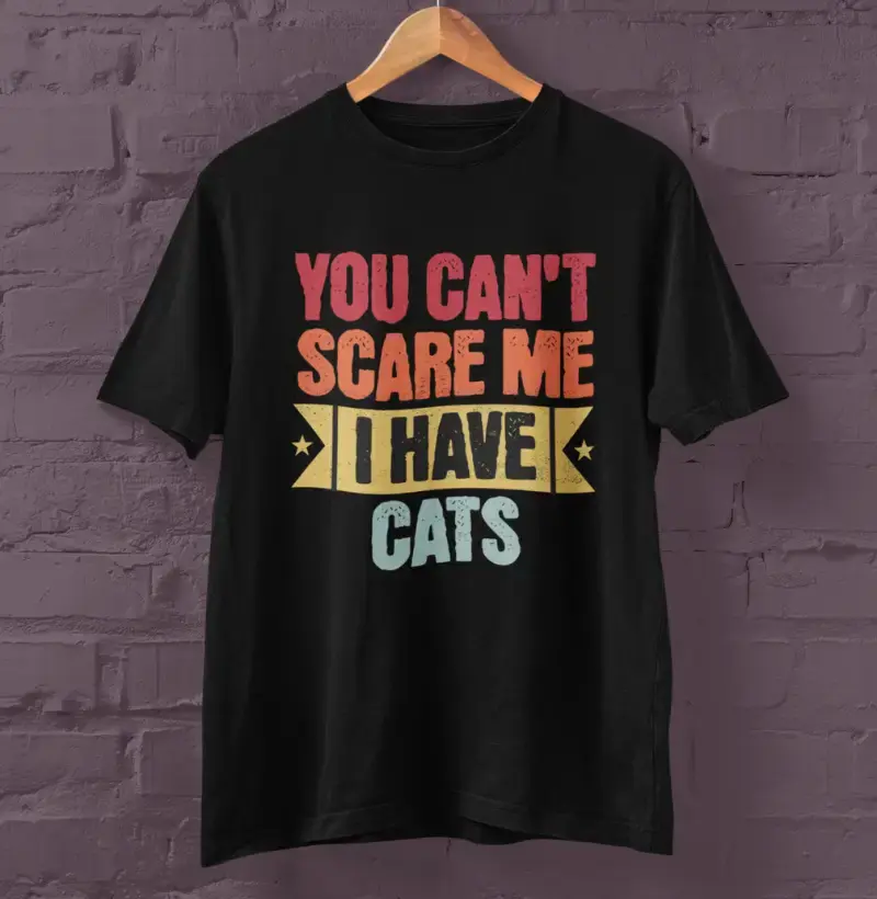 T-Shirt Gato Assustado