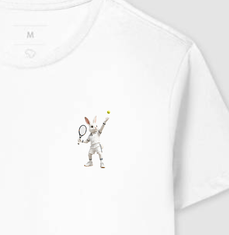 Coelho Tenista - Camiseta