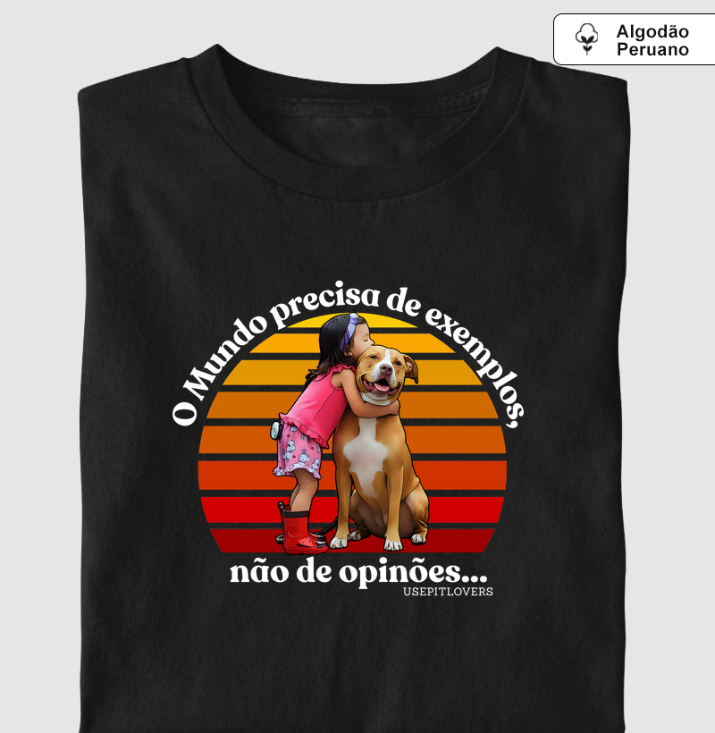 O MUNDO PRECISA DE EXEMPLOS, NÃO DE OPINIÕES...