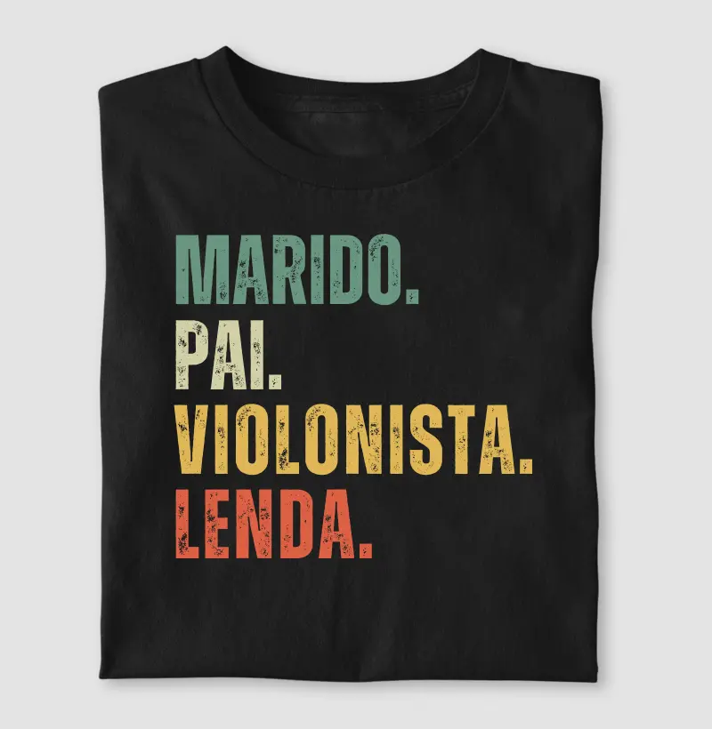 Marido. Pai. Violonista. Lenda