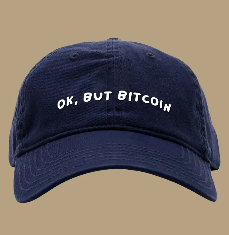 Ok, but Bitcoin - Boné