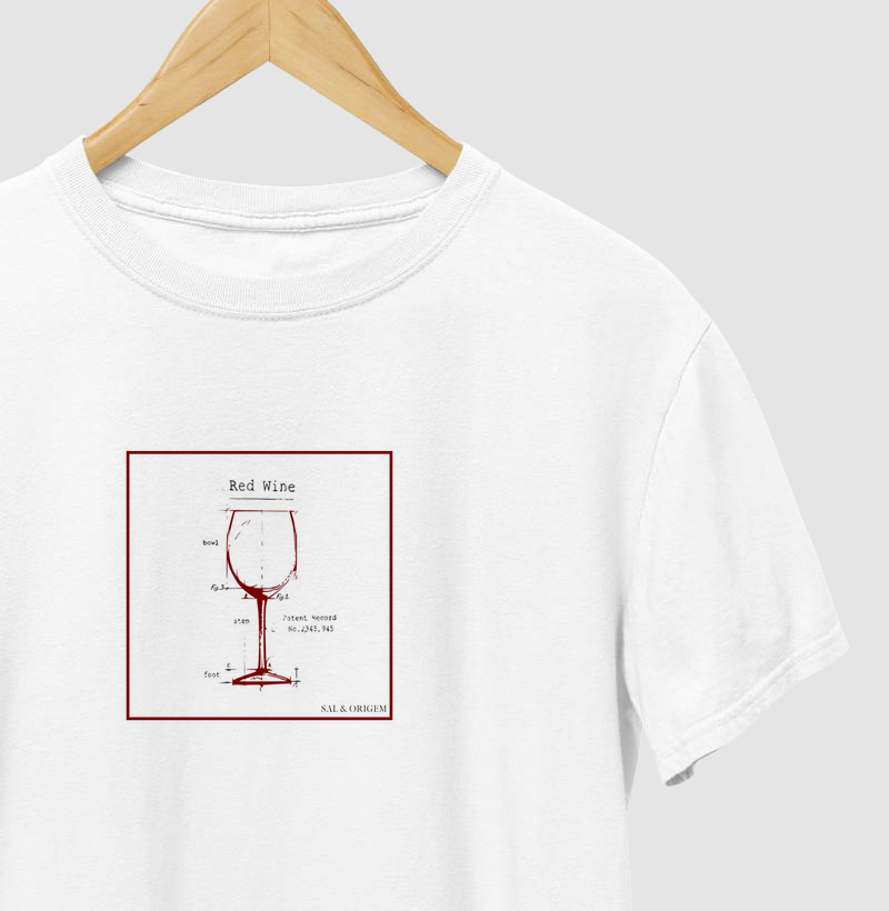 Red wine glass