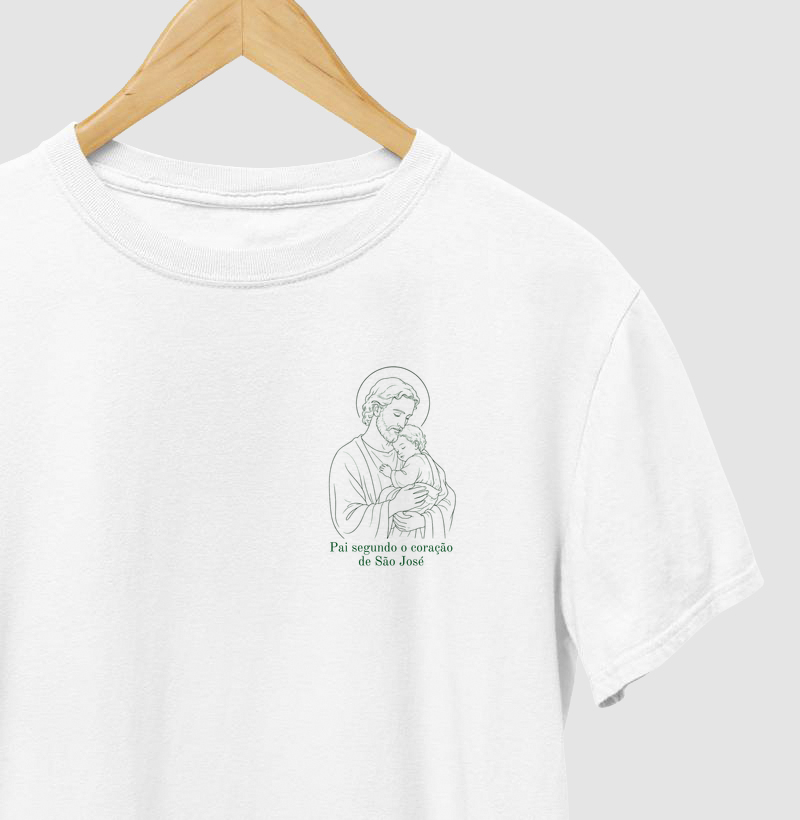 Camiseta Pai Segundo o Coração de São José
