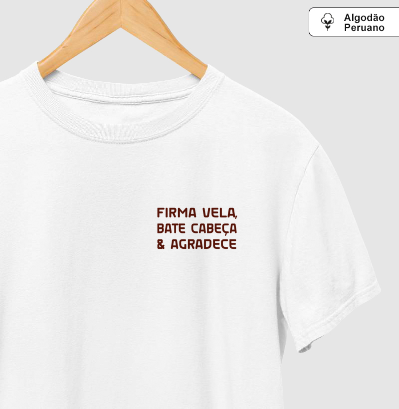 Firma Vela Bate Cabeça e Agradece