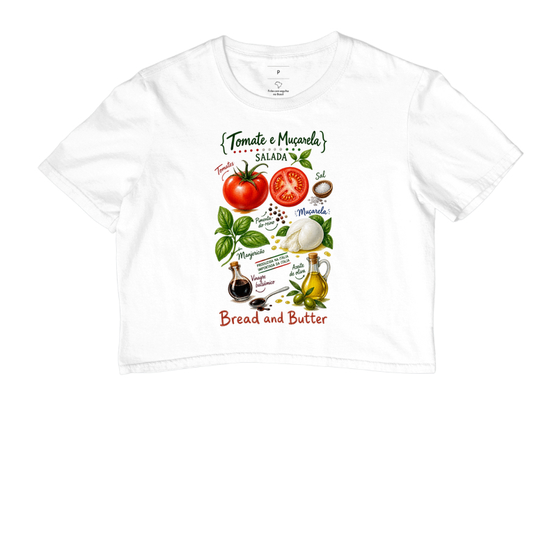 Cropped Tomate & Muçarela