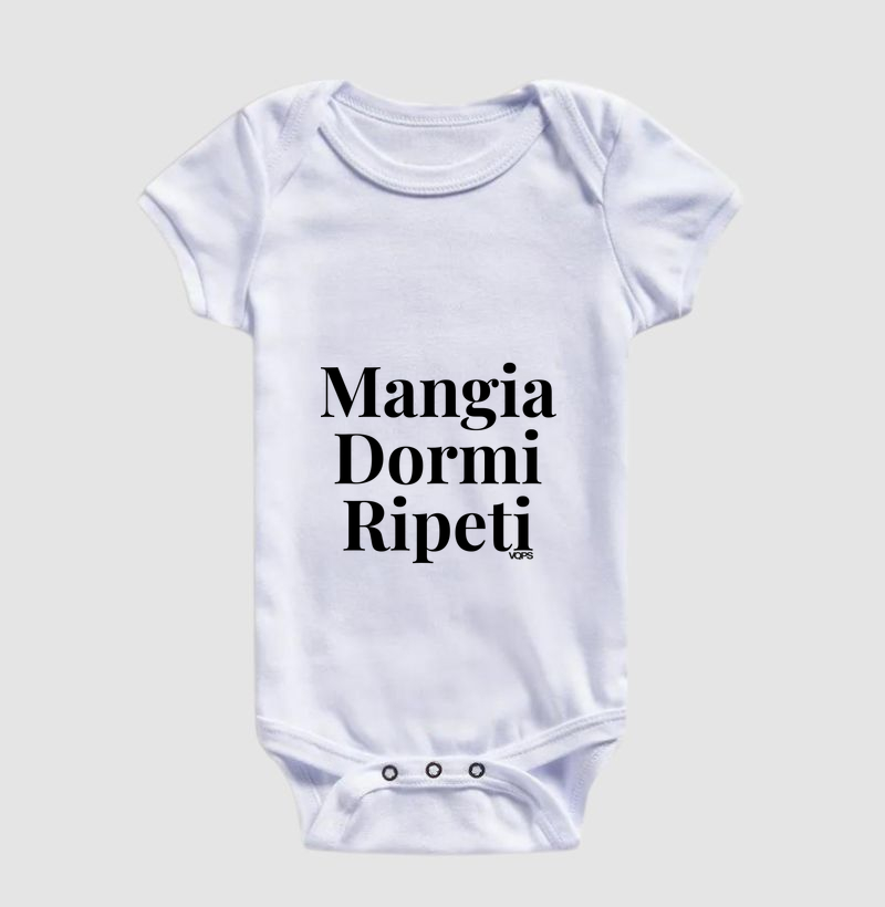 "Coma, durma, repita"
