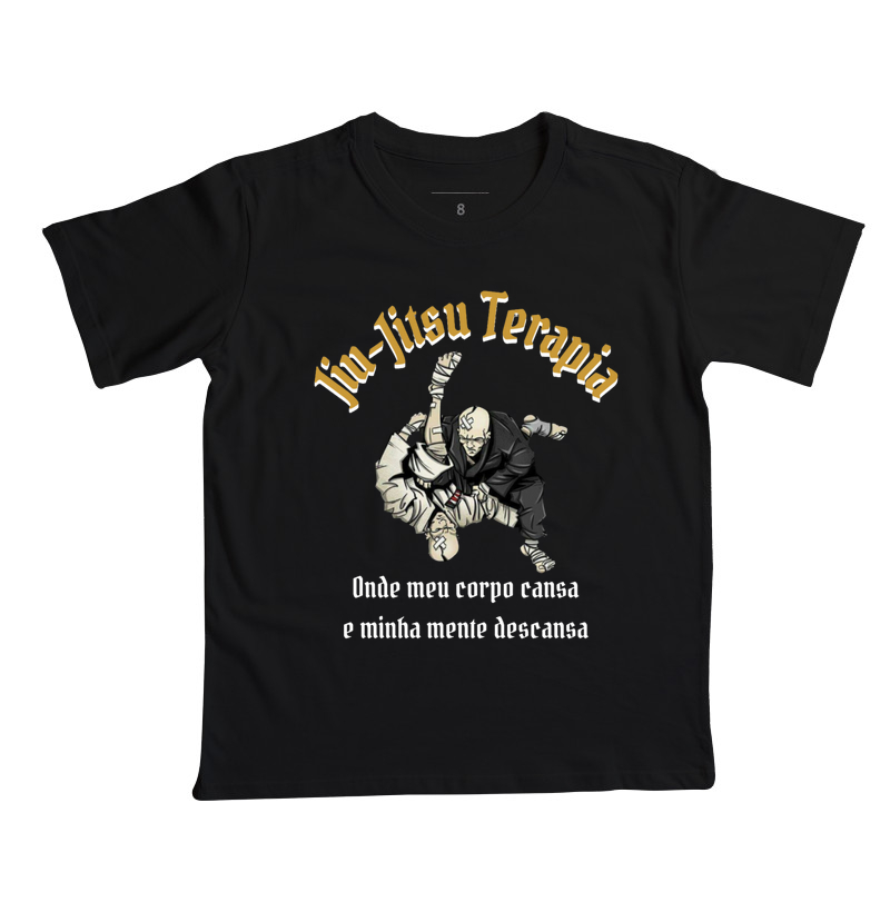 Camiseta Jiu-Jitsu Terapia - Infantil