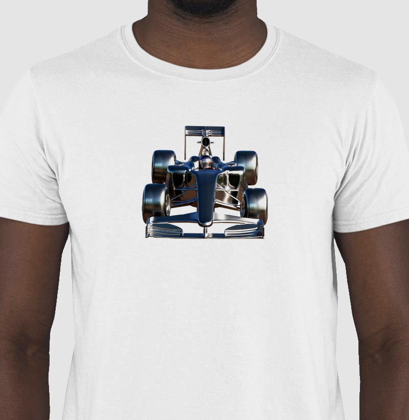 Camiseta F1 Prata
