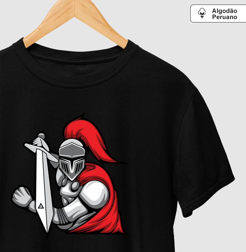 Camiseta Armadura Templários 3 - Mr. GADU - Algodão Peruano