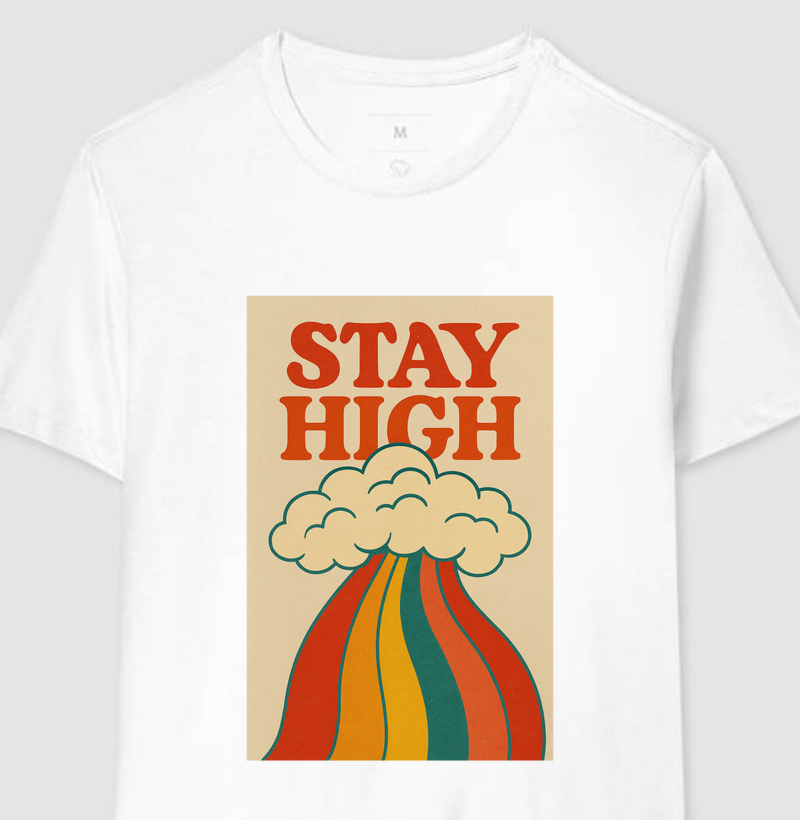 Camiseta - Stay High Rainbow