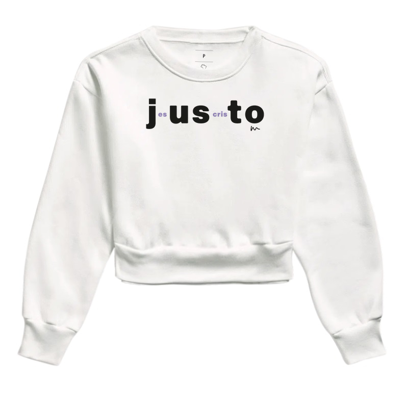 Cropped moletom 'Justo'