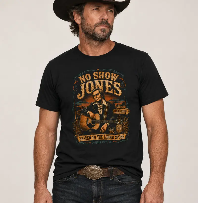 Camiseta Country No Show Jones 