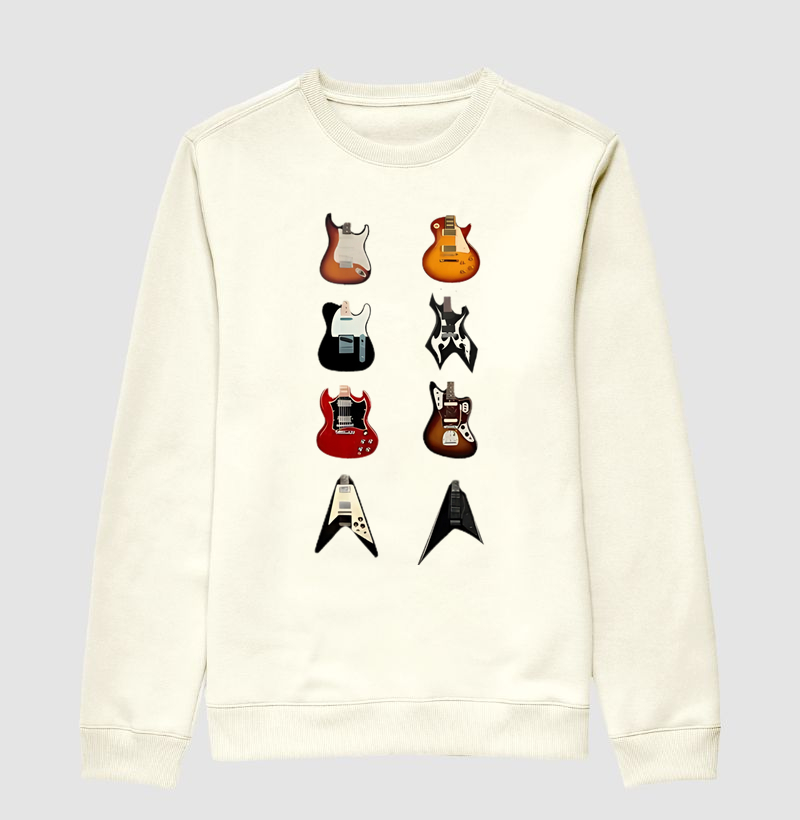 Suéter Moletom Guitar Body