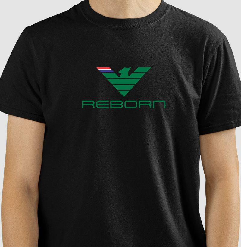 REBORN — RENASCER, VERDE E PODEROSO ✨ Sobre o preto profundo e imponente, o verde brilha com vida própria — cor de esperança, de crescimento, de quem volta a brilhar mais forte do que nunca.