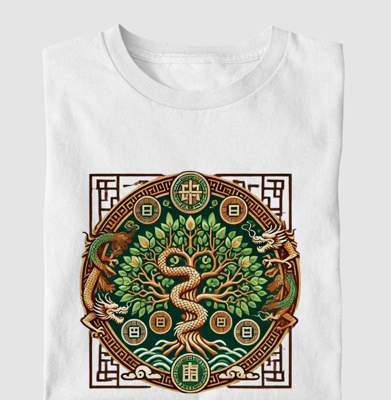  Arvore da Vida com Moedas Chinesas