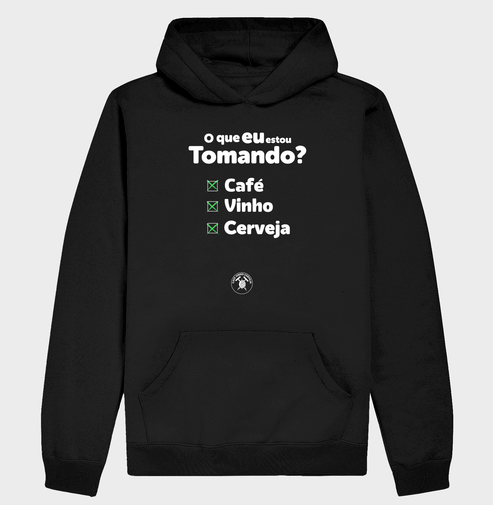 Camisa o que eu estou tomando