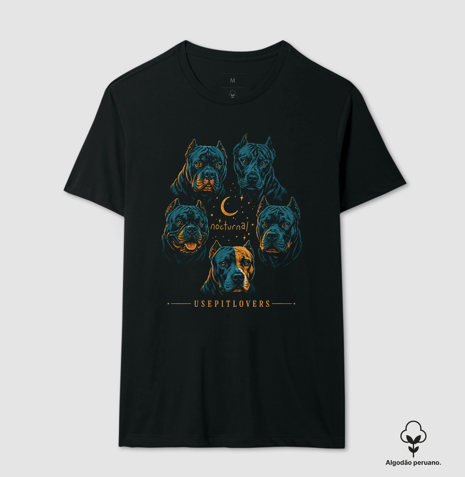 NOCTURNAL - Camiseta Algodão Peruano