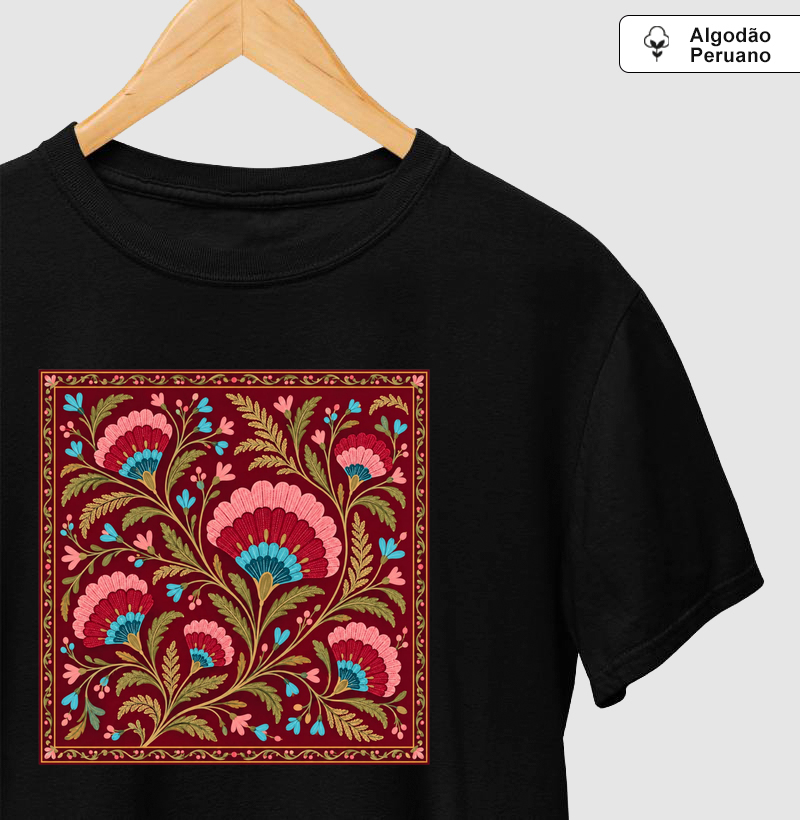 Jardim Rubi Algodão Peruano - Camiseta Algodão Peruano