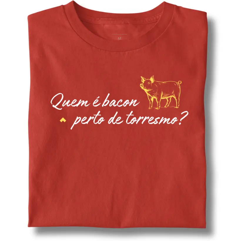 quem é bacon perto de torresmo