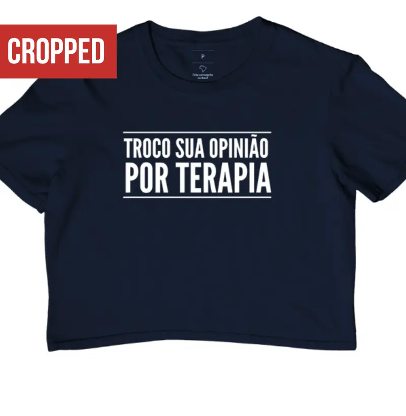 Cropped Troco sua opinião por terapia