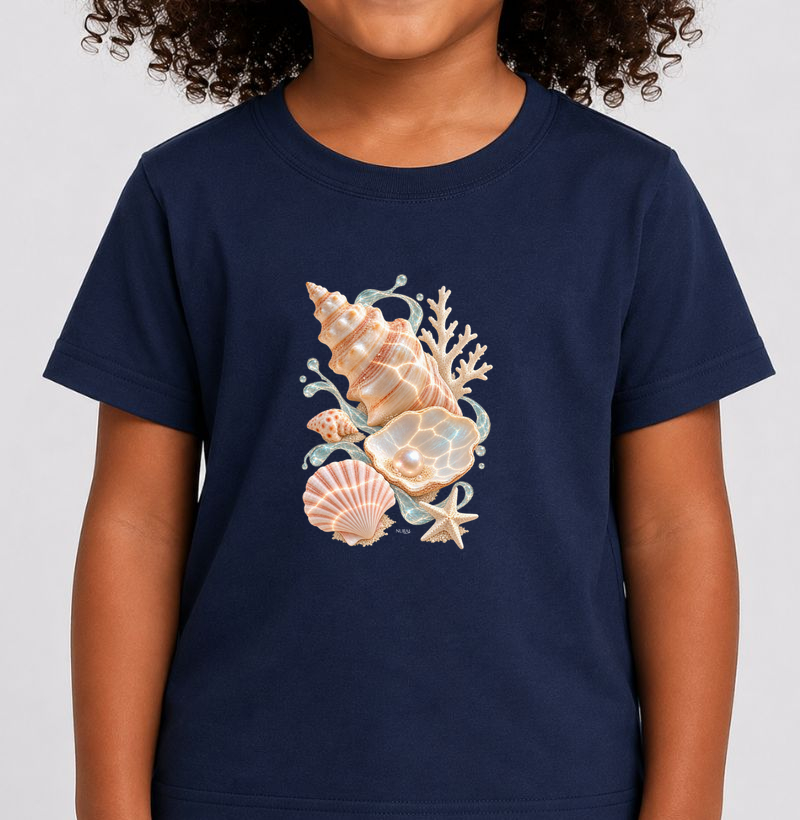 Pérolas do Mar - Camiseta Infantil