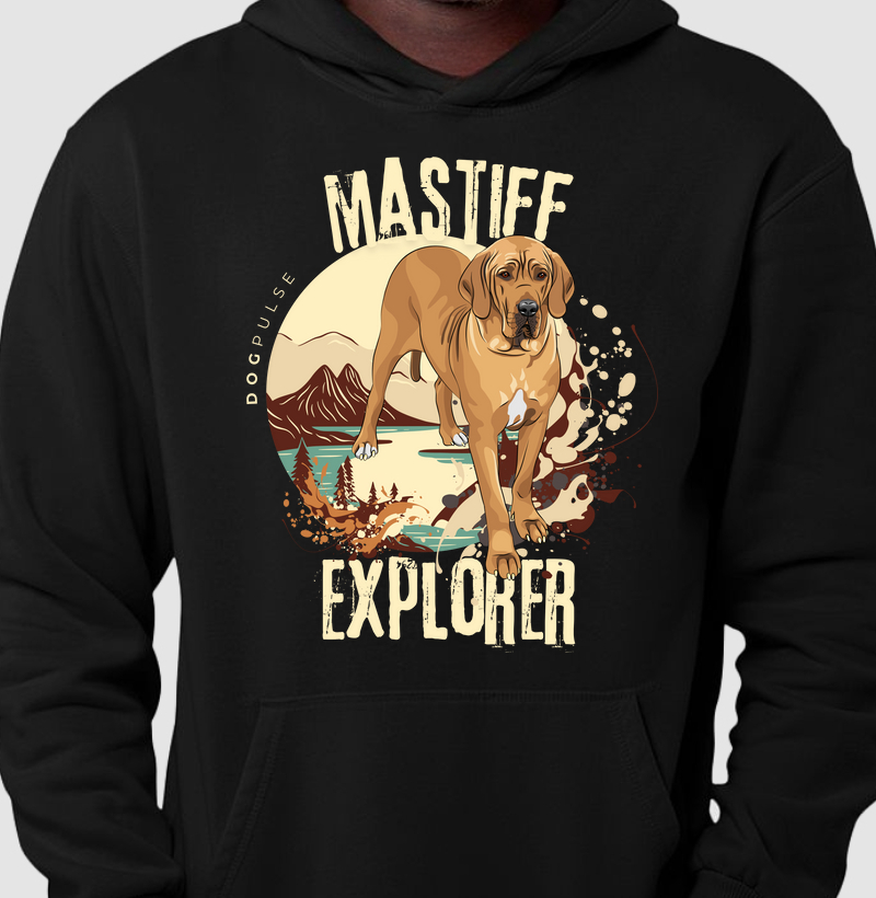 Hoodie Moletom Dog Pulse Mastiff Explorer – Bold Strength