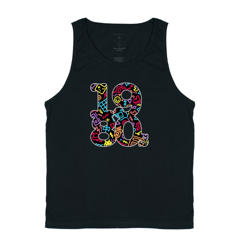 Camiseta 1980s