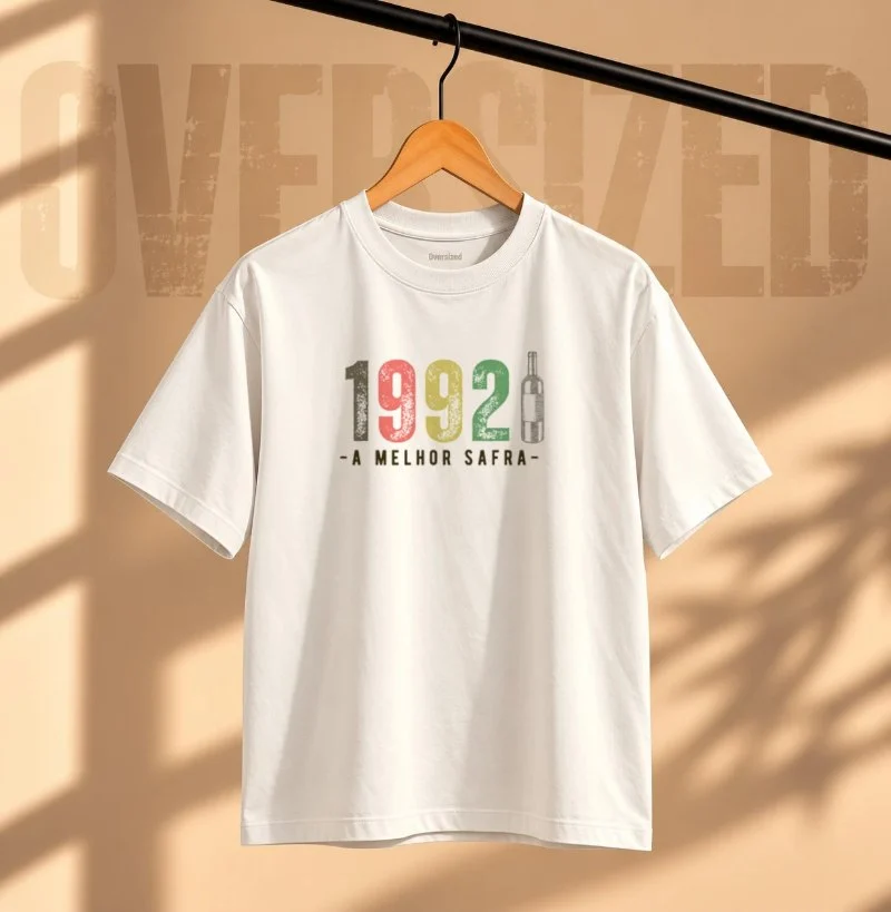 Camiseta A Melhor Safra 1992 - Camiseta Oversized