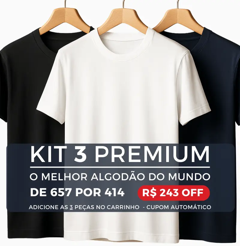 KIT 3 Premium Lisas - $137/un + Frete Grátis 