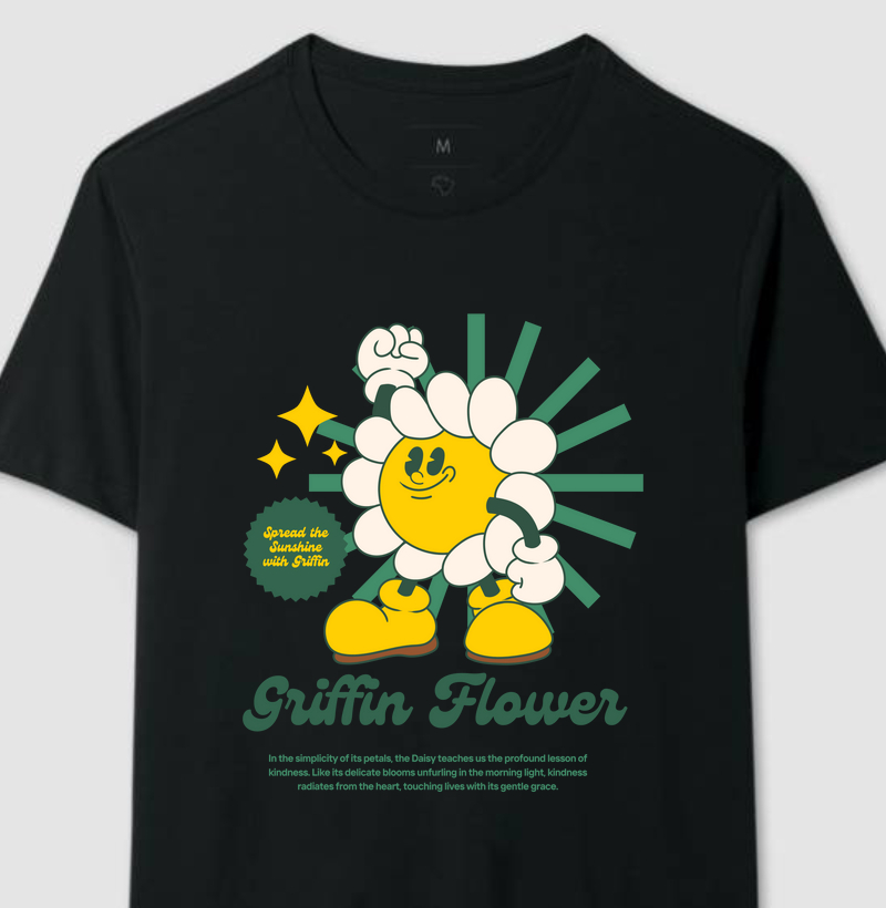 CAMISETA MASCULINA GRIFFIN FLOWER II