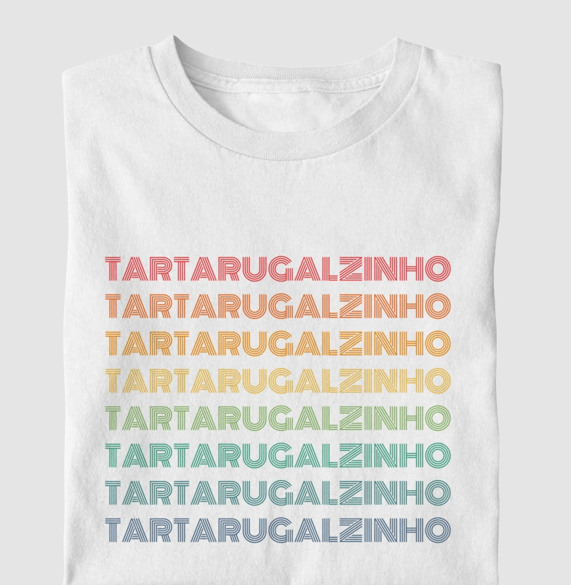 Tartarugalzinho Letreiro Retrô