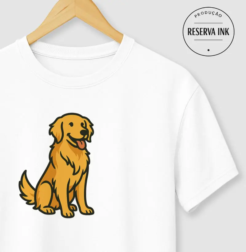 Golden Retriever Sentado