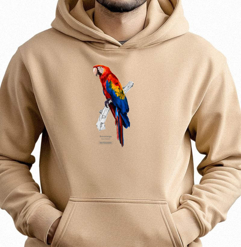 Aves do Brasil - Araracanga - Moletom Hoodie