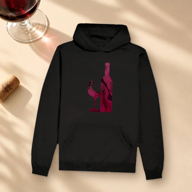 Camiseta Vinho Abstrato - Hoodie Moletom
