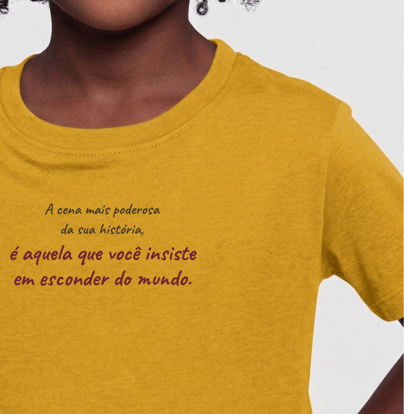 Cena mais poderosa - Camiseta Infantil
