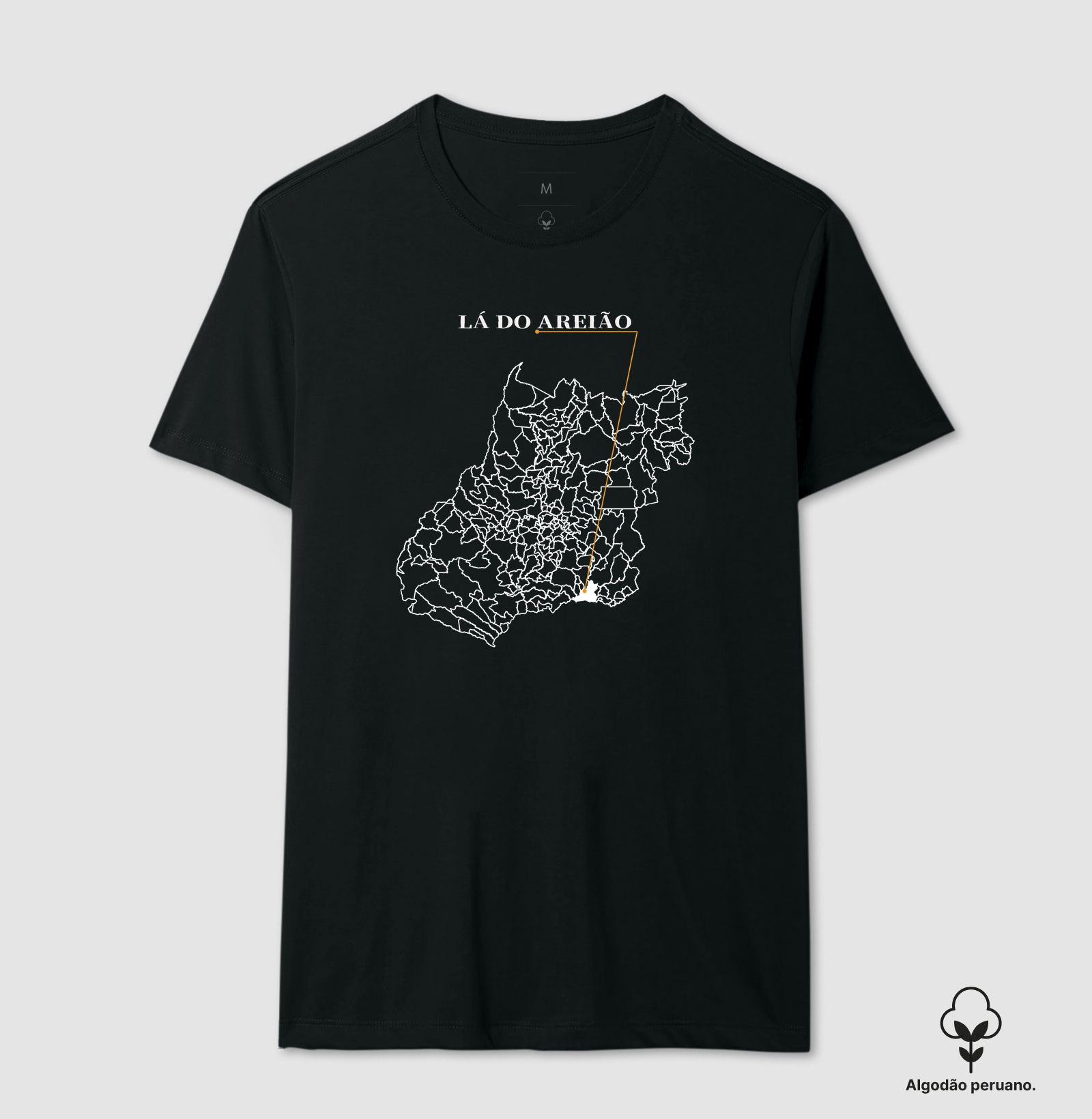 Areião | Origem Localidade GO - Camiseta Algodão Peruano