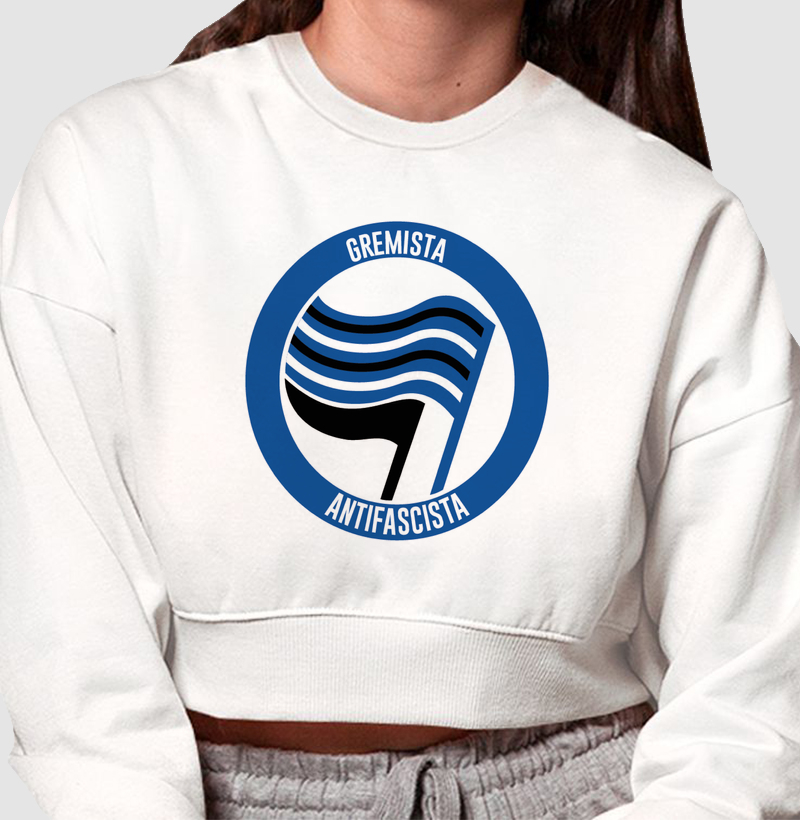 GREMISTA ANTIFASCISTA - Cropped Moletom