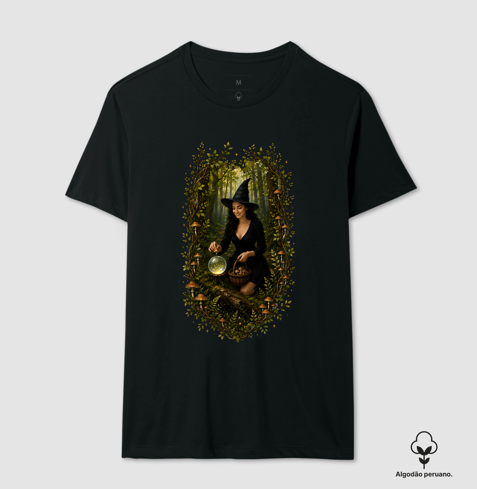 Green Witch - Camiseta Algodão Peruano
