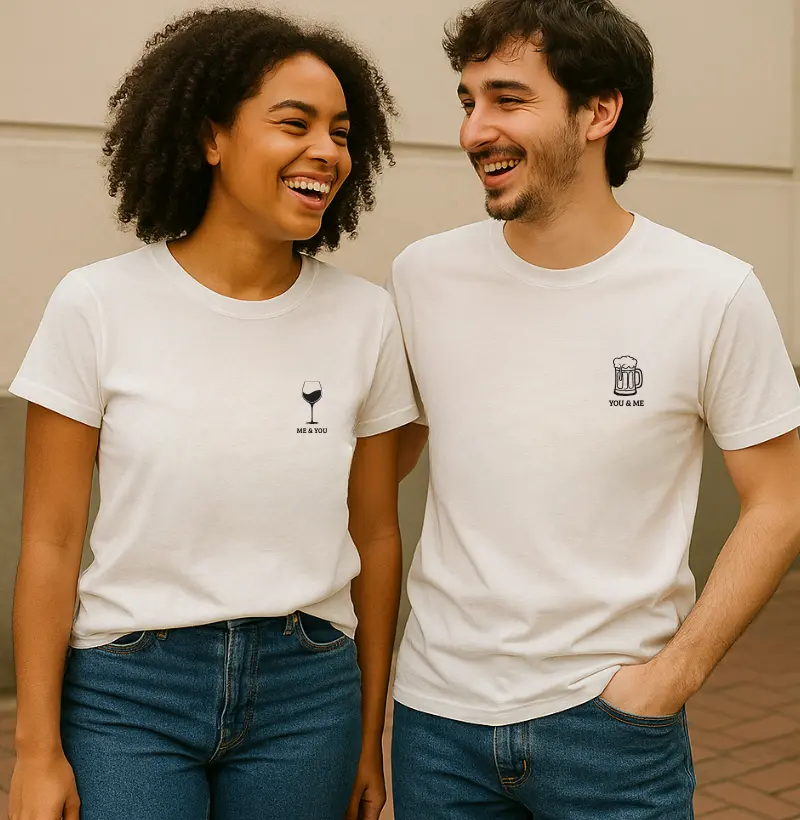 Kit Camiseta Casal Me&You
