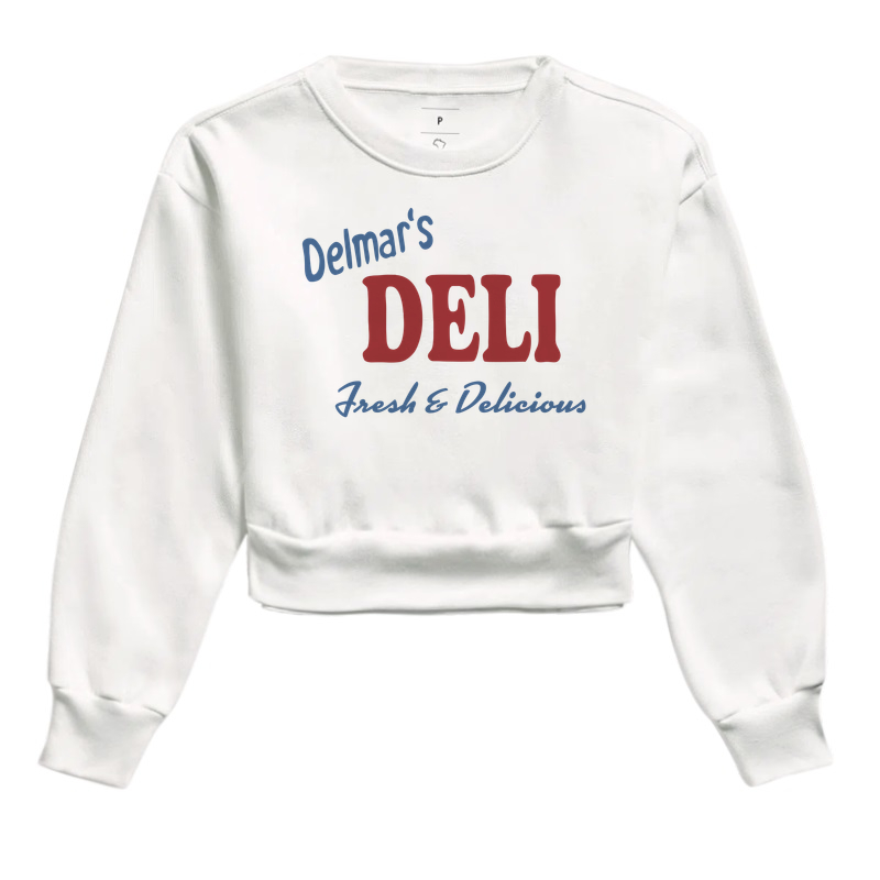 Delmar's Deli - Cropped Moletom