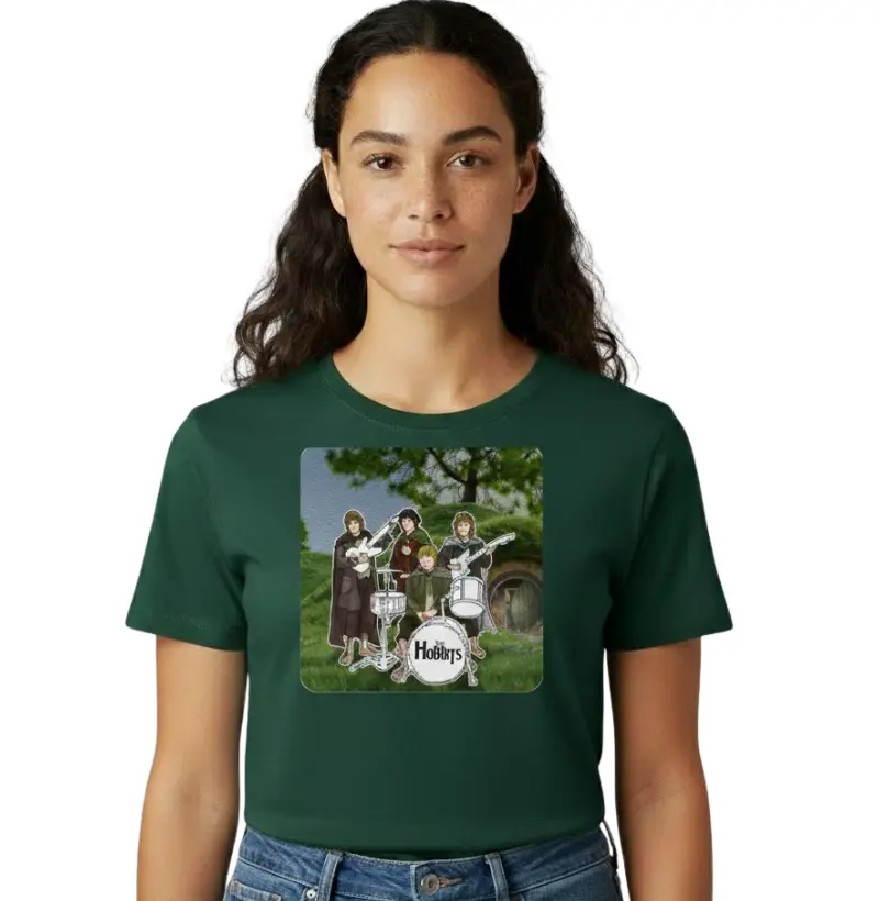 Camiseta Banda Hobbtis - Arte Exclusiva