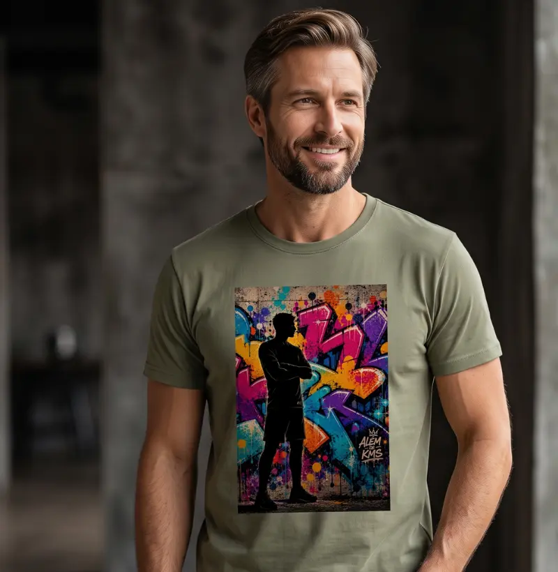 Além de KMs - Corredor Grafite - Camiseta Algodão Peruano