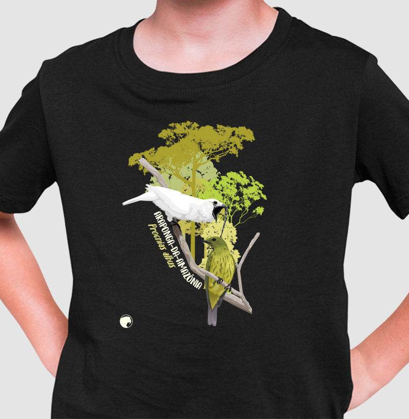 Camiseta Infantil Araponga-da-amazonia
