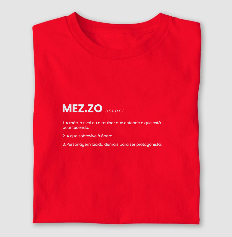 Mezzo - Dicionário Lírico