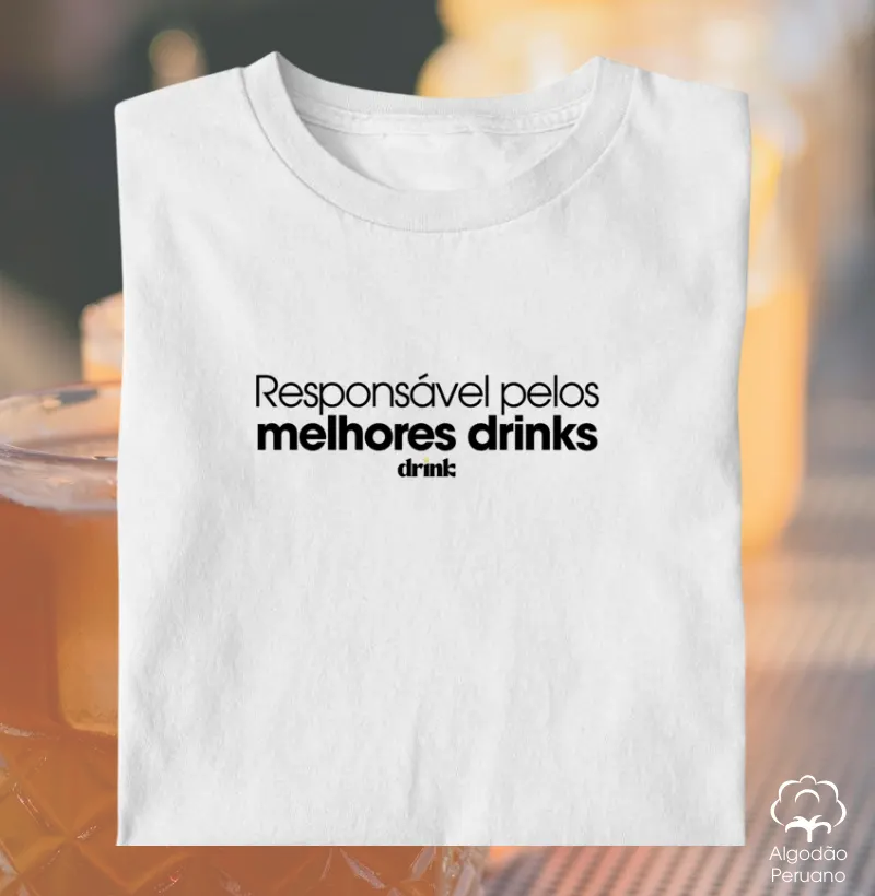Responsável pelos melhores drinks