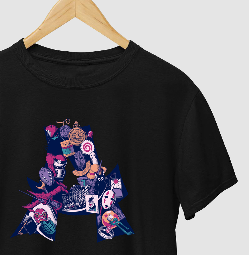 Camiseta A é de Anime